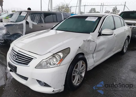2013 Infiniti G37 Journey from USA, damaged, VIN JN1CV6AP7DM723407